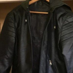 SF Luxury Men's Italian Hooded Leather Jacket